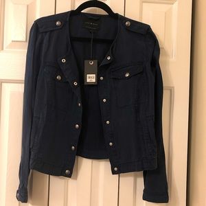 Navy Lucky Brand Moto Jacket (NWT)